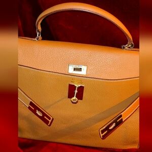 Reina Made in Italy Kelly 30 Retourne Style Handbag